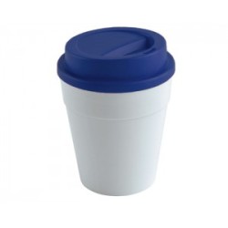 BEB-09876 VASO 350  ml. CON TAPADE PLASTICO